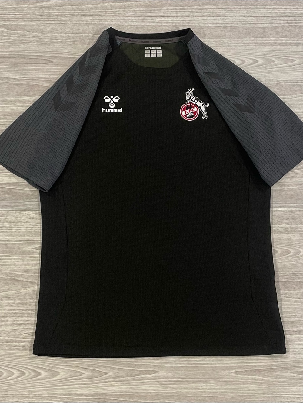 Hummel 2017/18 FC Koln Home Soccer Jersey Bundesliga Black Men’s Size Small